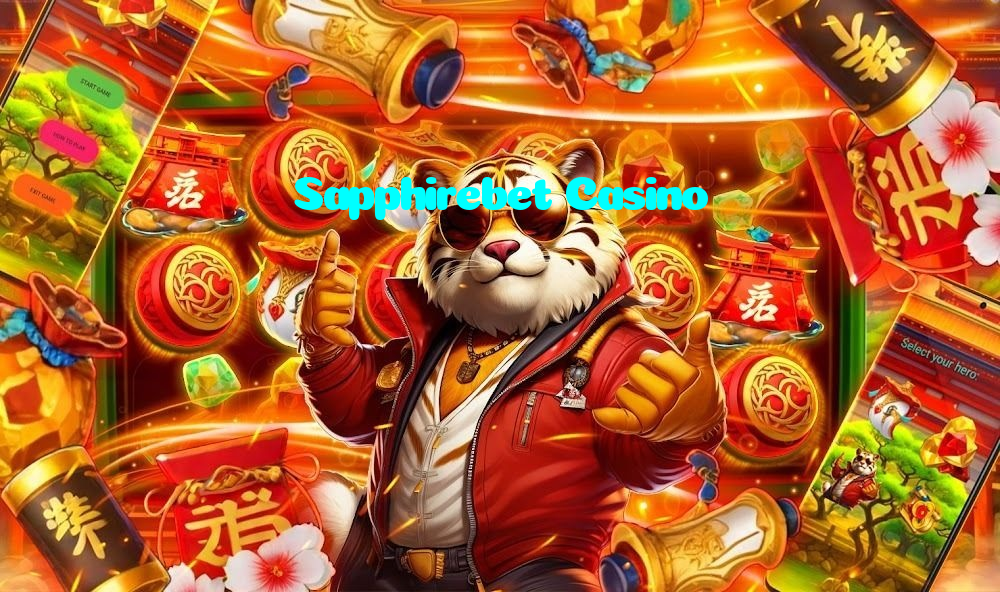 Sapphirebet Casino casino presented on mobile device in Pakistan with slots and live games